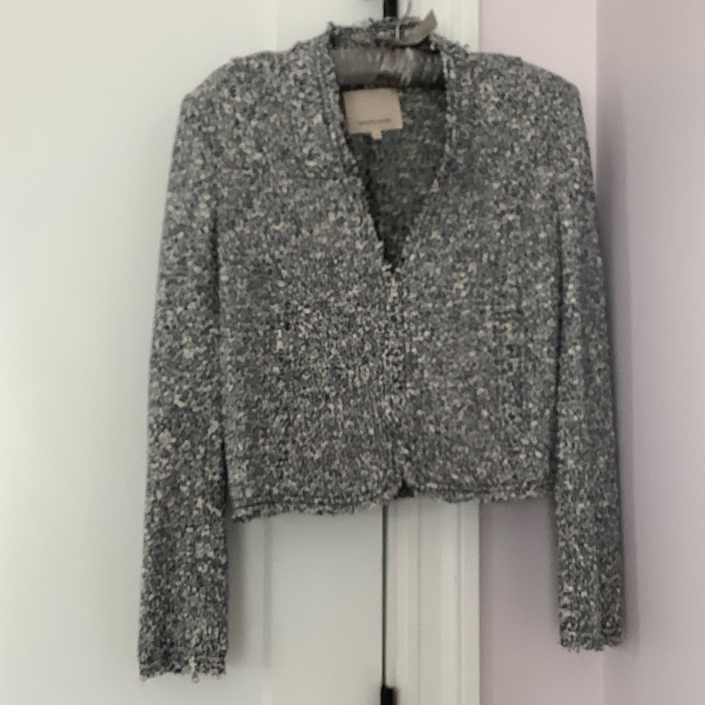 Rebecca Taylor Monochrome Tweed Blazer